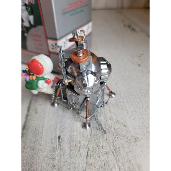 Enesco one small step vintage ornament Xmas moon landing Mouse - Picture 5 of 7